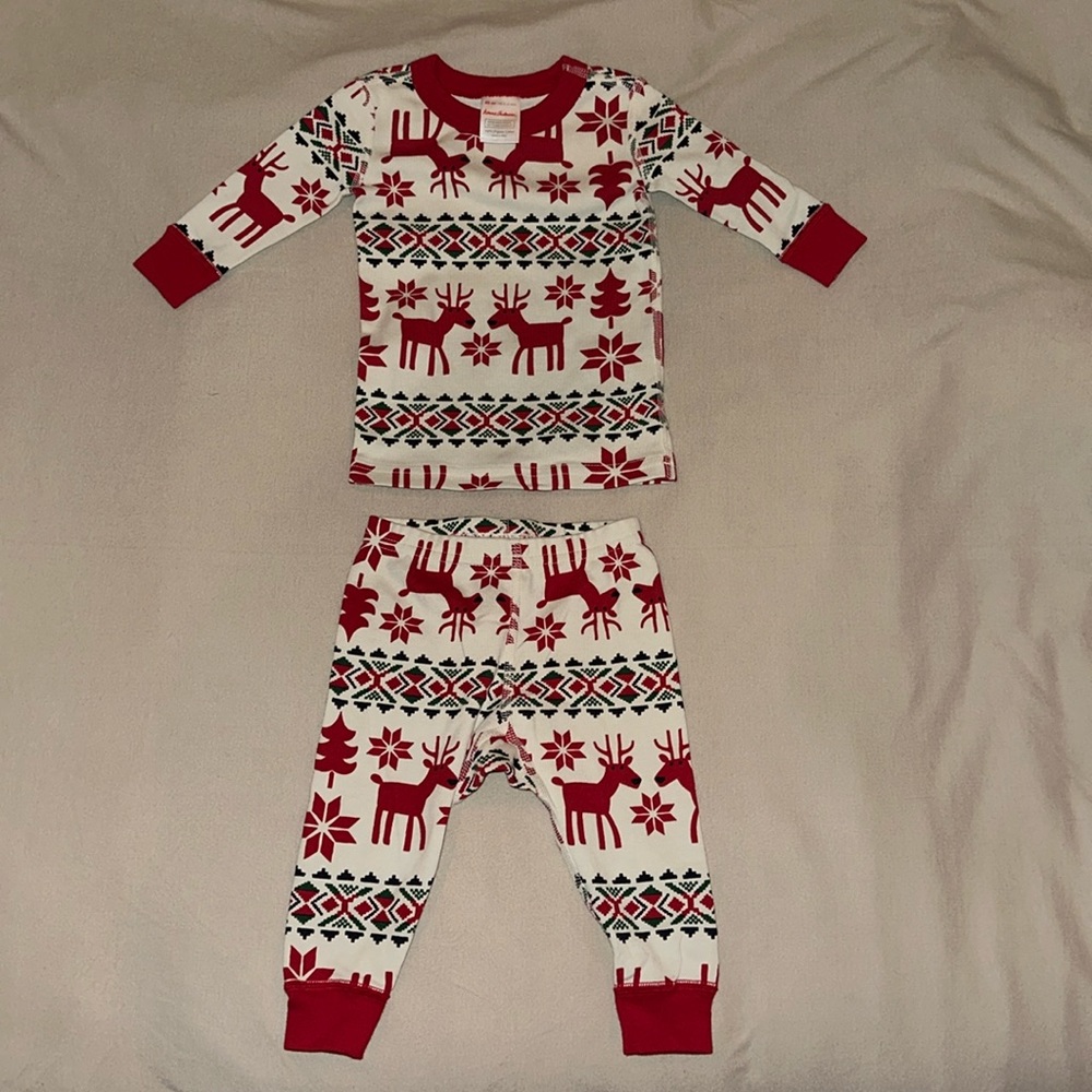 New Hanna Andersson Christmas Winter Holiday Pajamas 3-6 months